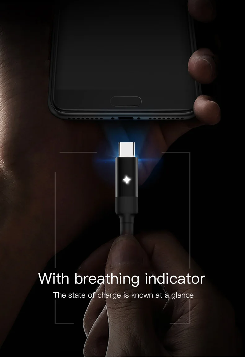 Yesido CA28 Smart power Off usb type C кабель для быстрой зарядки type-c кабель для samsung S10 S9 Xiaomi huawei USB C кабель для передачи данных