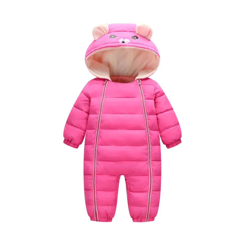 VTOM/Детские зимние комбинезоны детский однотонный комбинезон для новорожденных