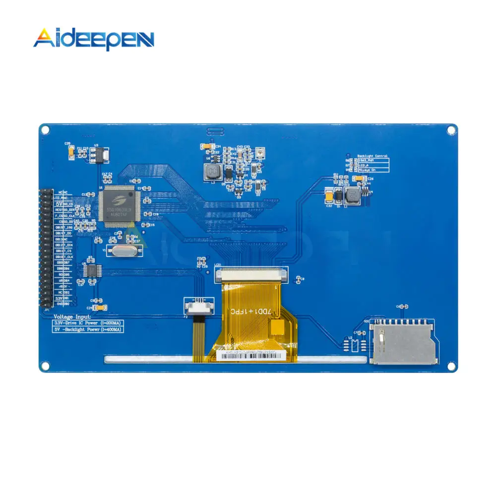7 дюймовый TFT ЖК модуль 0 дюйма 800x480 сенсорная панель ssdтогда экран PWM контроллера