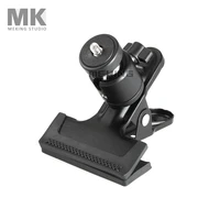 tripod heads multi function clip clamp holder mount with standard ball head 14 screw photography accessories for camera holder