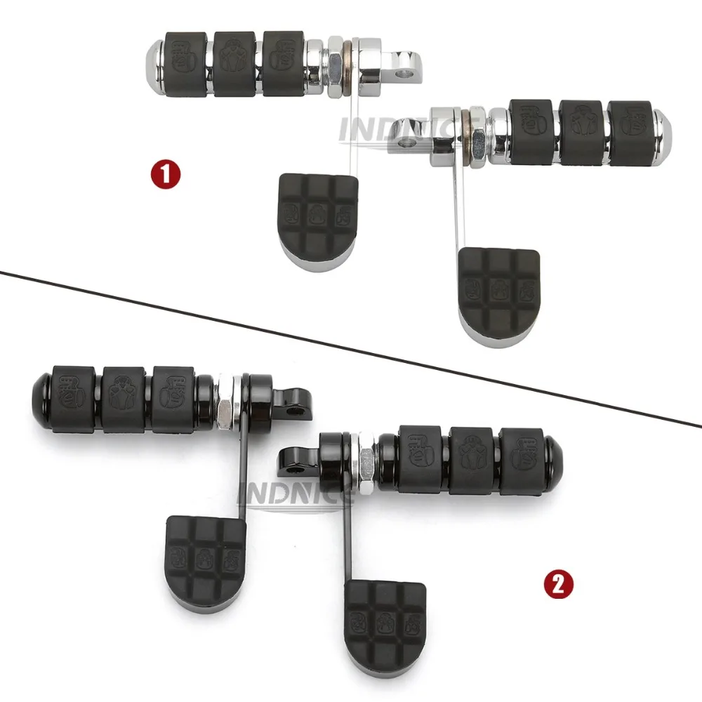 Moto pegs Anti Vibe обтекаемая Подножка для Harley softail мотоцикл harley Davidson dyna FAT BOB FXDF FXDC FXDX footpegs