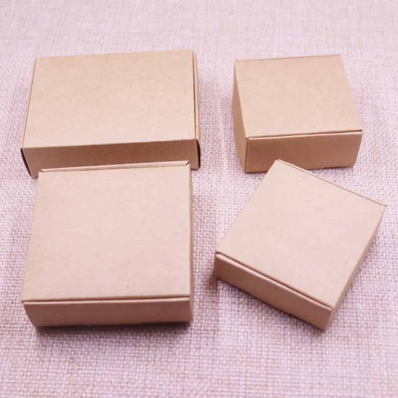 Новинка 10 шт коробка DIY Милая крафт бумажная Подарочная для свадьбы сувениры День