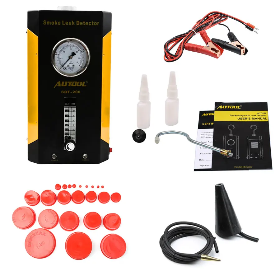 

AUTOOL SDT-206 Car Smoke Machines For Cars Leak Locator Automotive Diagnostic Leak Detector SDT206