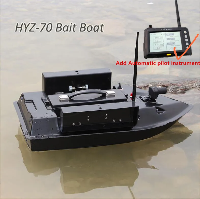 Add automatic cruise Добавить gps/рыба обнаружения Профессиональный стекловолокно умный беспроводной пульт дистанционного управления рыба приманка лодка HYZ-70 500 м 4 кг кормовой крюк окунания лодка - Цвет: Add automatic cruise