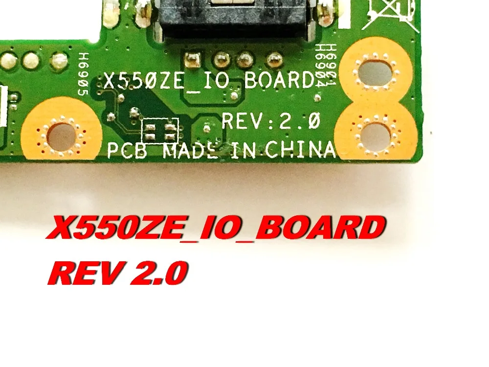 Оригинальный дизайн для ASUS X550ZE Плата USB X550ZE_IO-BOARD REV 2 0 испытанное хорошее