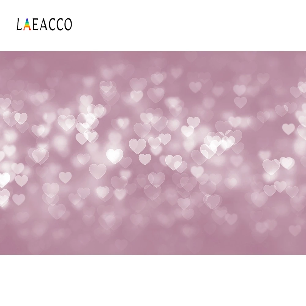 Laeacco сердце светильник Bokeh розовый детский питомец еда ПОРТРЕТНАЯ ФОТОГРАФИЯ