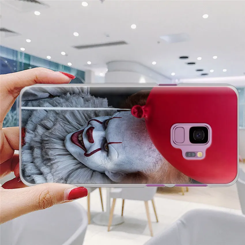 Джокера клоун ужас чехол для телефона для samsung Galaxy S10e S10 плюс S7 S8 S9 Plus, Note 8, 9, 10, плюс M10 M20 M30 жесткий чехол Coque