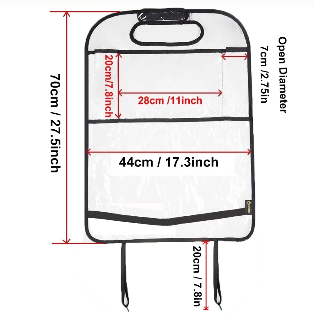 Catoon Shoes Styling Car Back Seat Protector Environmental Kicking Mat Seat Covers Storage Bag Organizer For Ipad 4 Air Pro Mini