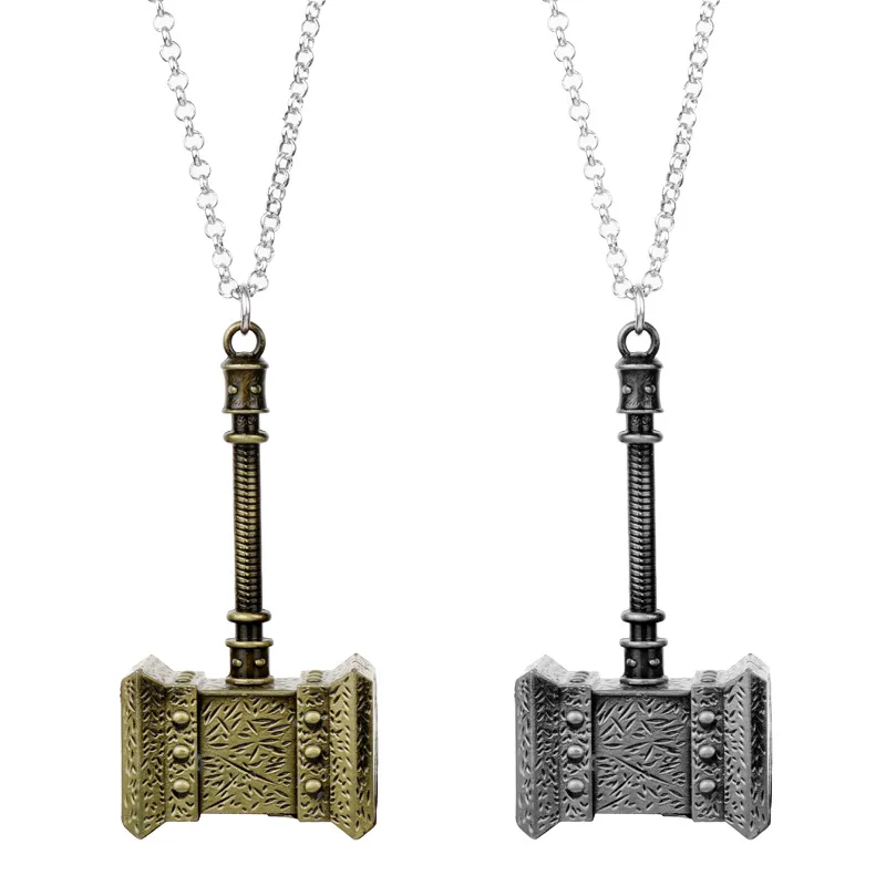 MQCHUN World of Warcraft Hammer металлическое ожерелье с подвеской Очаровательная цепочка