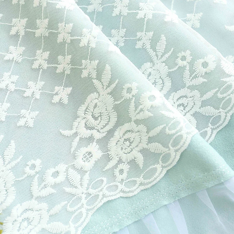 Занавески на заказ в Корейском стиле принцессы кружевные тюлевые шторы с