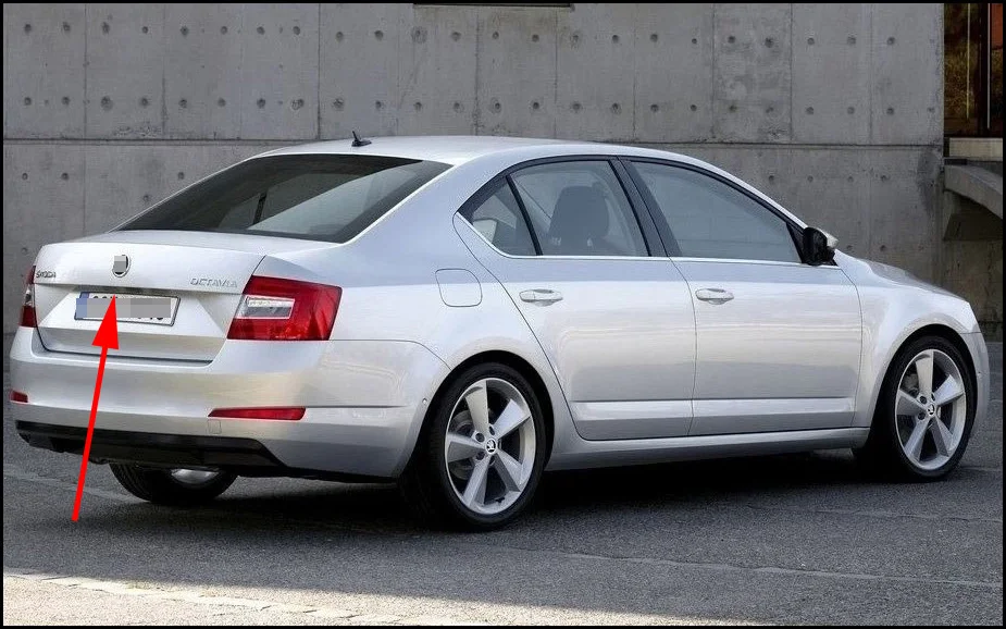 AUTONET резервная камера заднего вида для Skoda Octavia MK3 A7 5E вагон, седан 2013~ /HD камера ночного видения/номерного знака