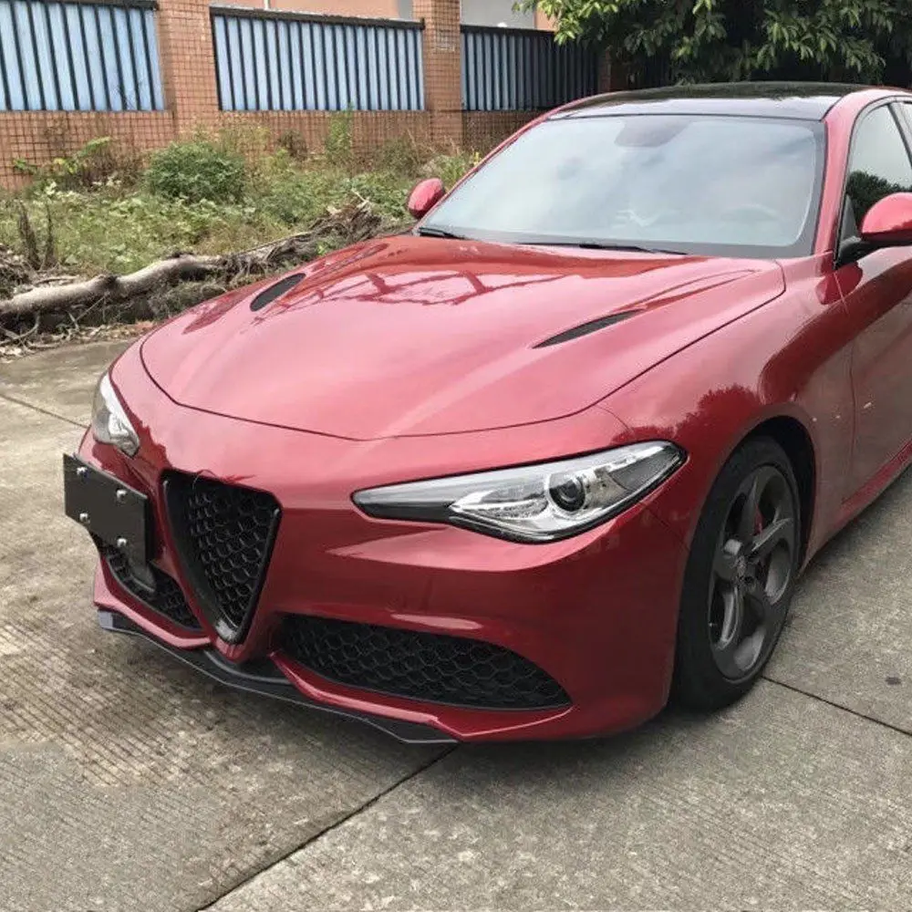 Передний спойлер на губы из углеродного волокна для Alfa Romeo Giulia 2017 2018|Обвесы| |