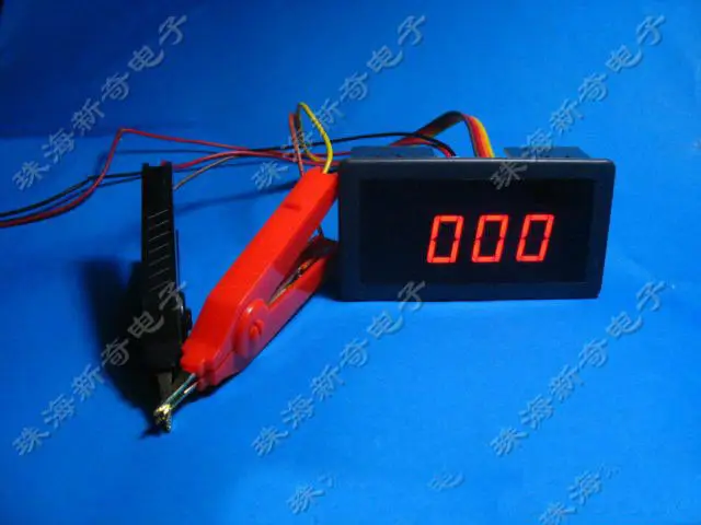DC миллиом цифровой светодиодный измеритель 20ohm/200ohm/2ohm сопротивление катушки