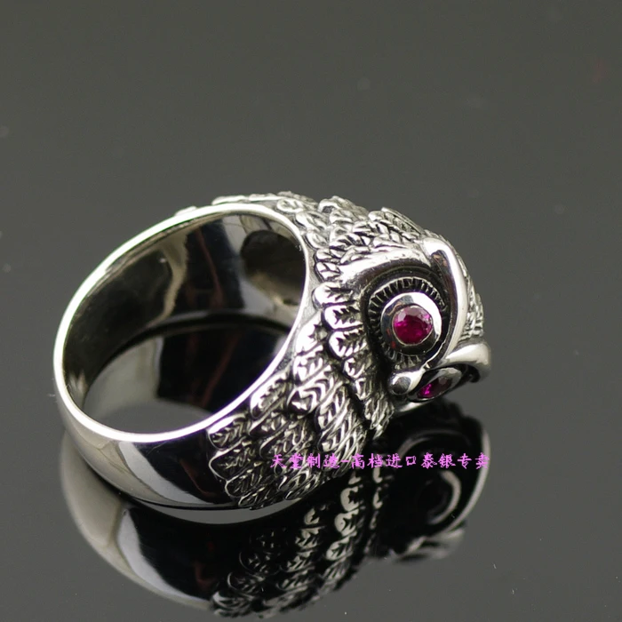 

925 pure silver exquisite owl Women thai silver ring