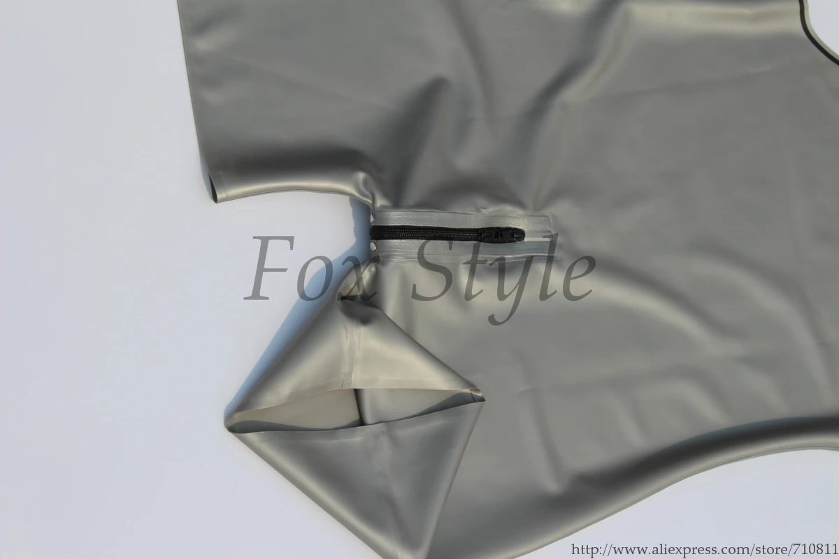 100% ручная работа Качество Италия металлик серебро Арджент латексная спортивная