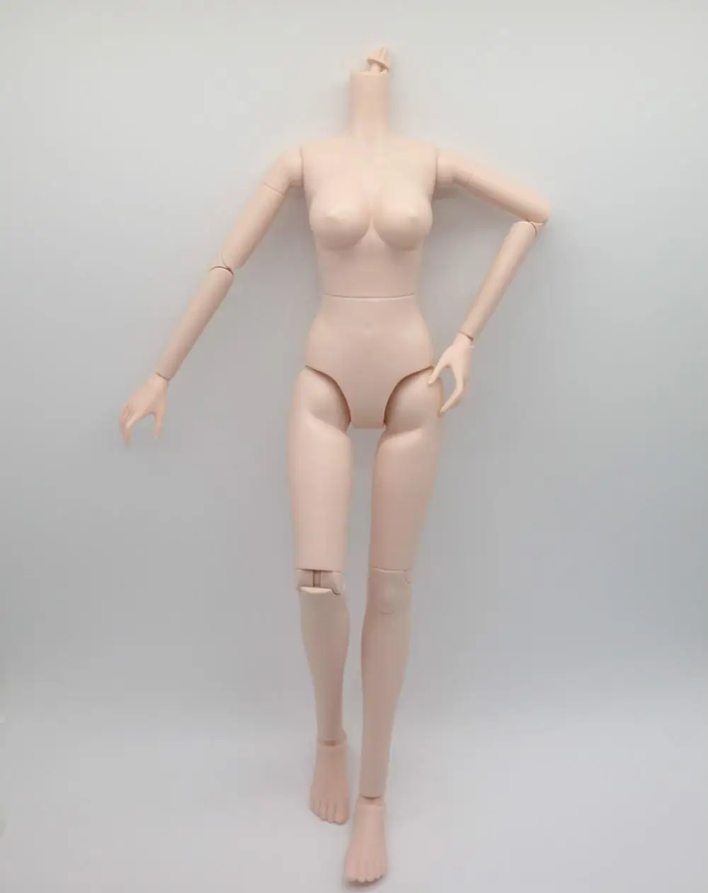 body big breast 1/4 BJD Обнаженная кукла 45 см для взрослых женская и мужская обувь Пластик совместный подвижный куклы, без набора для макияжа окружность головы 17,5 см - Цвет: body big breast