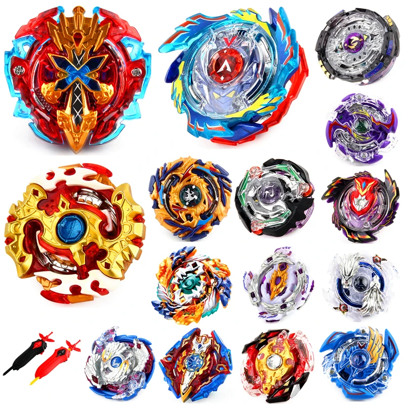 Топ пусковые установки Beyblade Burst Toys B-34 B-79 B-48 bables бейблэйд burst Metal пусковой установкой, Божественный волчок Топы игрушка бейблэйд