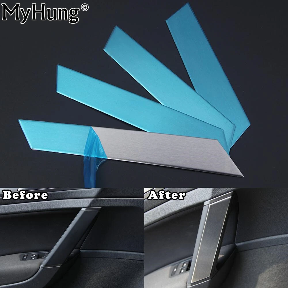 Крышка ручки двери автомобиля из матовой нержавеющей стали автомобильные