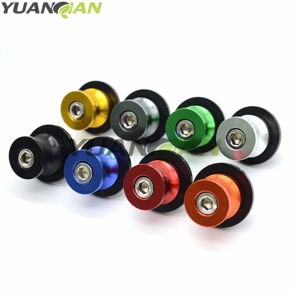 10 мм Мотоцикл CNC Swingarm Slider катушки стенд винты для Kawasaki Z750 Z250 Ninja 300 EX650 650R ZX-10R zx1000 |