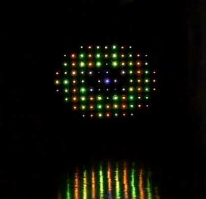 Гибкий Мягкий DJ DMX P9 светодиодный видео версия ткань RGB 3 в 1 цветная занавеска