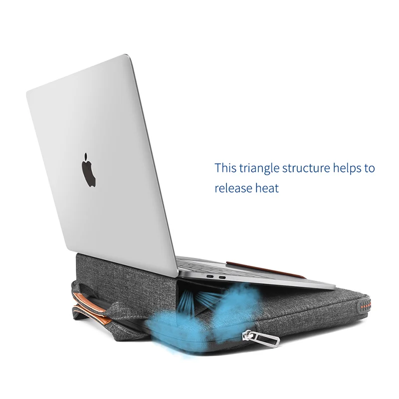 WIWU сумка для ноутбука с магнитной подставкой для нового Macbook 13 дюймов, водонепроницаемый нейлоновый чехол-сумка для Xiaomi Air Pro 15, сумки для ноутбуков