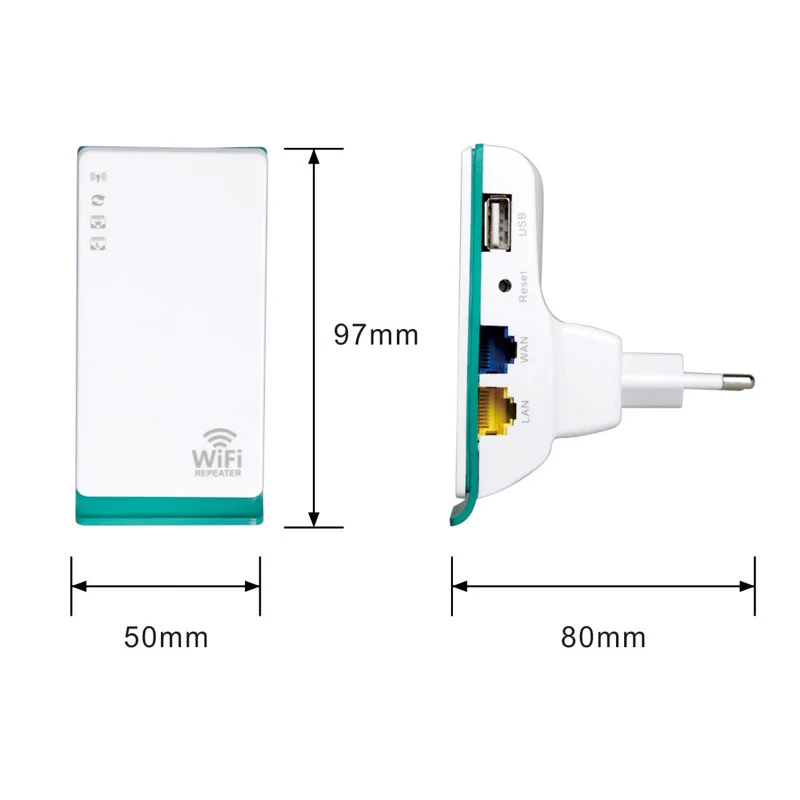 Wi Fi удлинитель усилитель сигнала беспроводной 150 м маршрутизатор ретранслятор 300