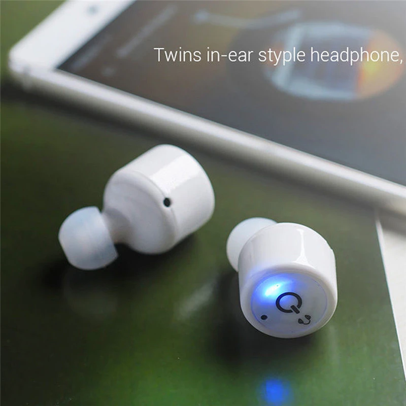 США Respone HIFI мини истинный беспроводной Bluetooth Близнецы стерео наушники-вкладыши