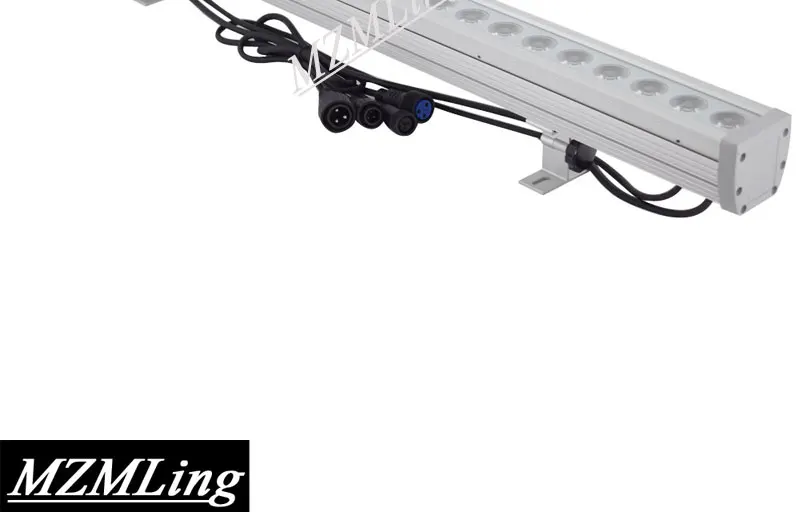 24x10 Вт RGBW 4в1 Led бар IP31 настенный светильник для мытья DMX512 шайба/прожектор светильник DJ/бар/вечерние/шоу/сценический светильник