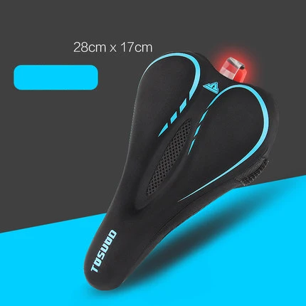 

TOSUOD Bicycle cushion cover thick silicone comfort light road bike seat cover soft riding mountain bike seat cushion cover