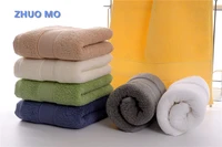 zhuo mo 2pcs egyptian cotton face towel bathroom solid color sports towel 5 star hotel home use high quality 3676cm face towels