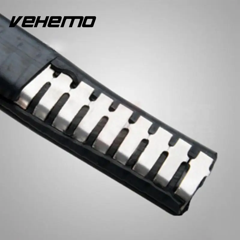 Vehemo 2 шт./лот, автомобильная звукоизоляция, резиновая уплотнительная полоса для B столба, шум, ветрозащитная дверная резиновая уплотнительная полоса, автомобильный стиль