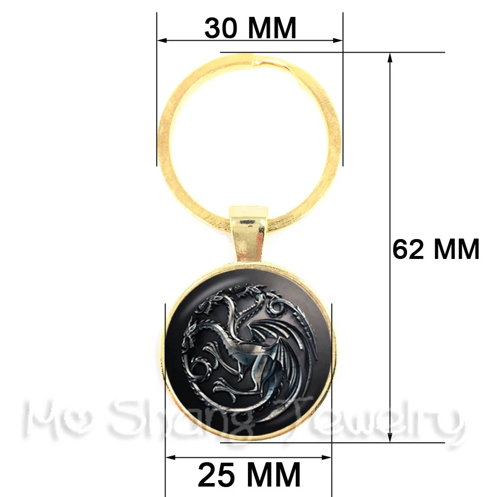 

2018 New Classic 25mm Ganesha Buddha Elephant Glass Dome Keychains Handmade Men Jewelry Car Key Holder Souvenir For Gift
