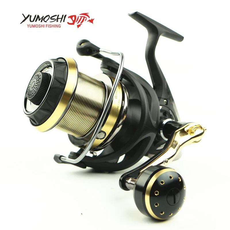 2017 оригинальная спиннинговая Рыболовная катушка YUMOSHI WF4000 WF6000 WF8000 WF9000 9 + 1BB 5 5: 1