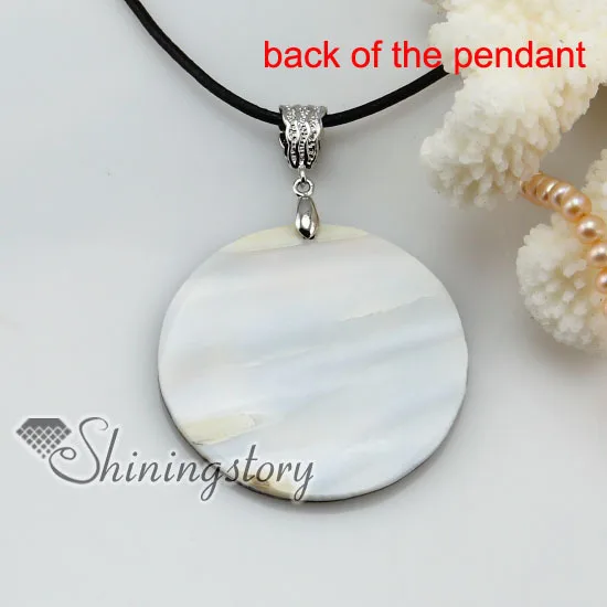 Круглое лоскутное ожерелье из морской ракушки с ракушками и перламутром