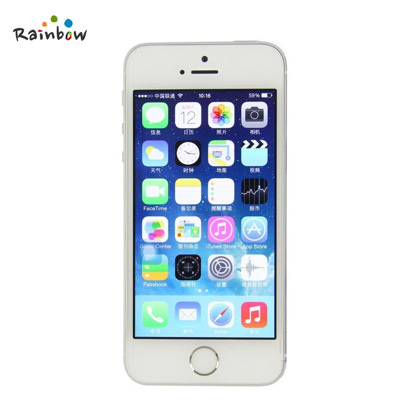 Apple iPhone 5S разблокирован 16 Гб/32 ГБ rom 8MP камера 1136x640 пикселей wifi gps Bluetooth сотовый телефон многоязычный