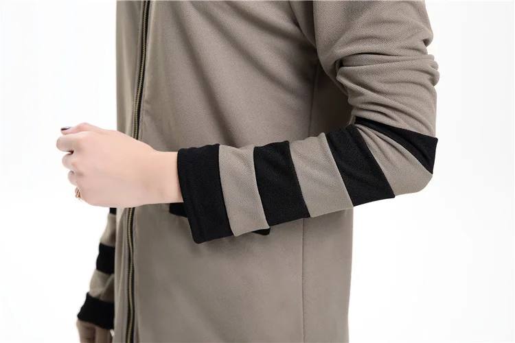 Женская шифоновая рубашка с длинным рукавом модная в мусульманском стиле одежда