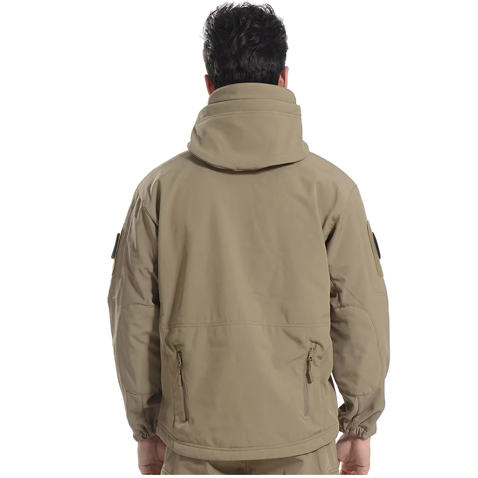 5XL Военная тактическая куртка мужская зимняя мягкая оболочка камуфляжная ветровка тактическая куртка мужская водонепроницаемая флисовая wo мужская одежда