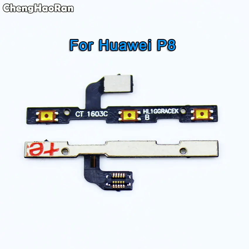 ChengHaoRan для Huawei P7 P8 P9 Lite G9 Honor 3C 4X 5X 6 Plus 7 7i G730 гибкий кабель кнопки
