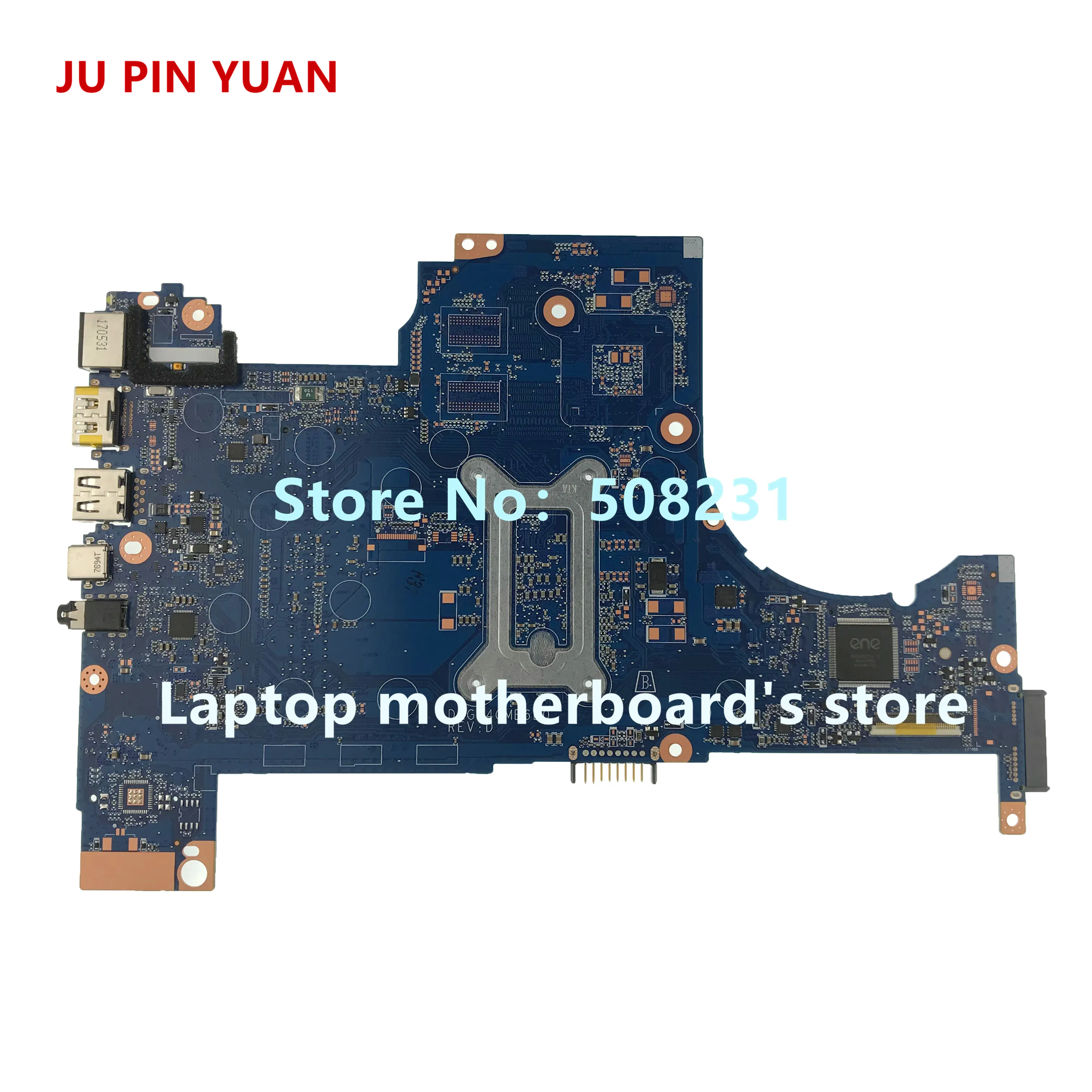 Ju pin yuan 926305-601 G75A DAG75AMBAD0 для ноутбука hp Pavilion power 15-CB материнская плата для ноутбука GTX1050 4 Гб i7-7700 полностью протестирована
