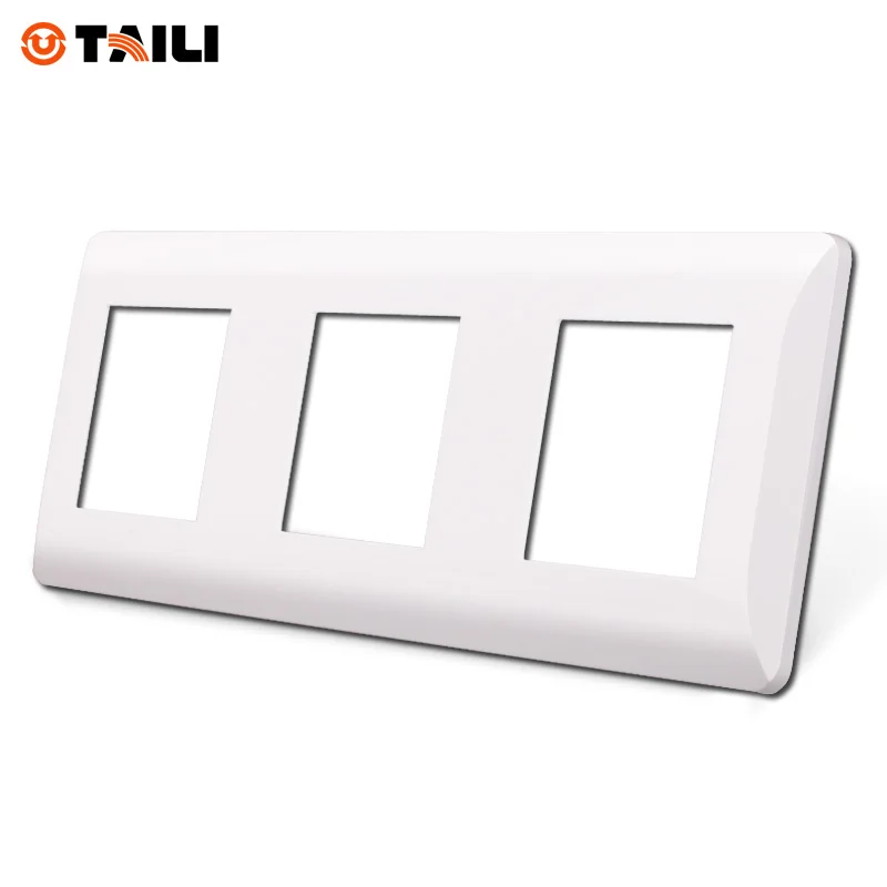 TAILI трехсекционная рамка Передняя пластина для настенного выключателя настенная