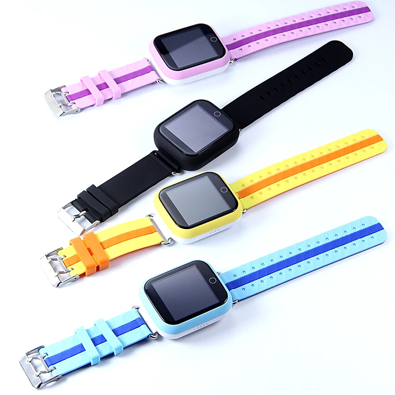 Умные часы с gps Q750 Q100, Детские умные часы с 1,54 дюймовым сенсорным экраном, устройство отслеживания местоположения SOS вызова для детей, безопасное устройство PK Q90