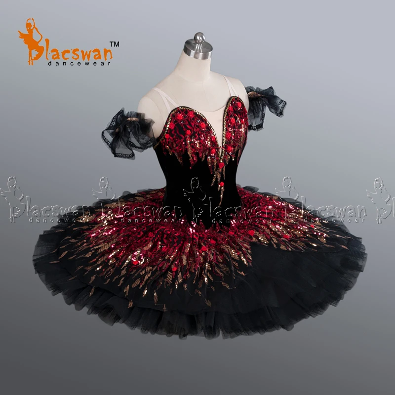 Черно-бордовый Лебединое озеро зло сказочная классическая профессиональная