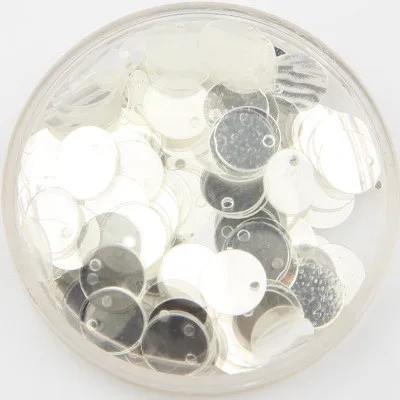 Clear Crystal Issequins 600 шт 6 мм круглые Блестки DIY Швейные аксессуары Lentejuelas Para Manualidades ПВХ блестки для платья - Цвет: Clear Crystal