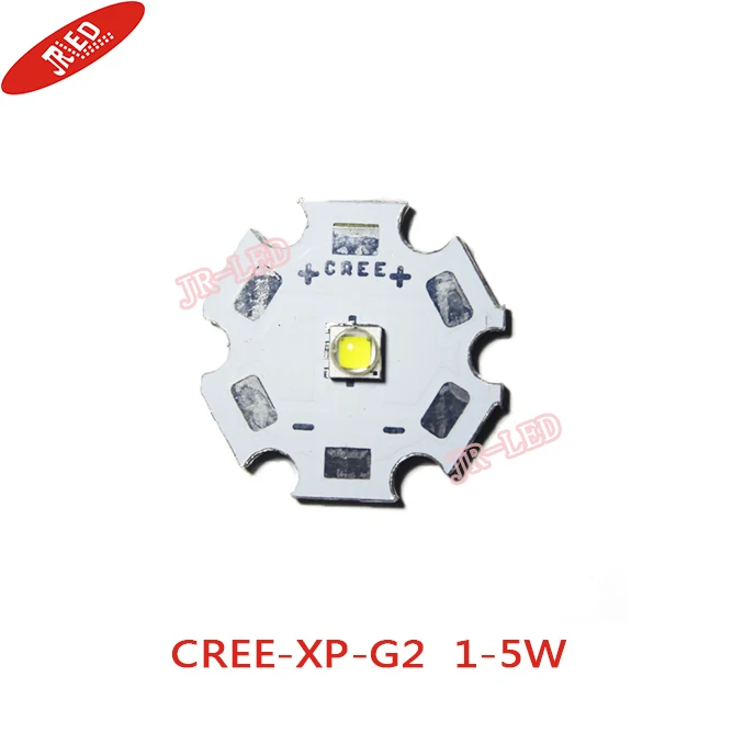 Бесплатная доставка! 10 шт. CREE XPG2 XP-G2 1-3-5W светодиодный излучатель белый 6500 К с 20 мм/16