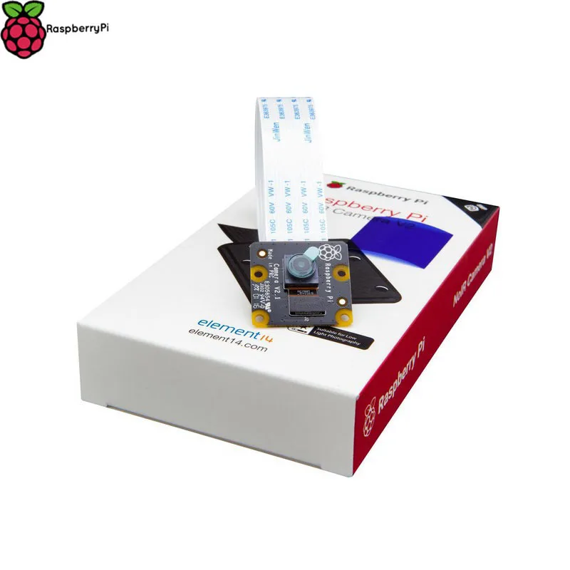 Официальный модуль камеры Raspberry Pi ночное видение V2 с чипами сенсоров sony IMX219 8MP пикселей 1080P видео Нуар камера доска V2