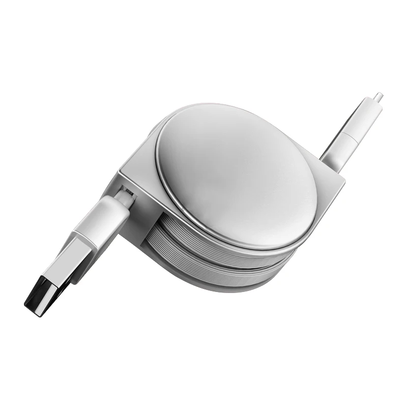 2 в 1 Micro USB+ type C/8 Pin порт кабель для samsung Xiaomi huawei Выдвижной usb кабель для зарядки для Iphone X XS Max 8 7 6 6s