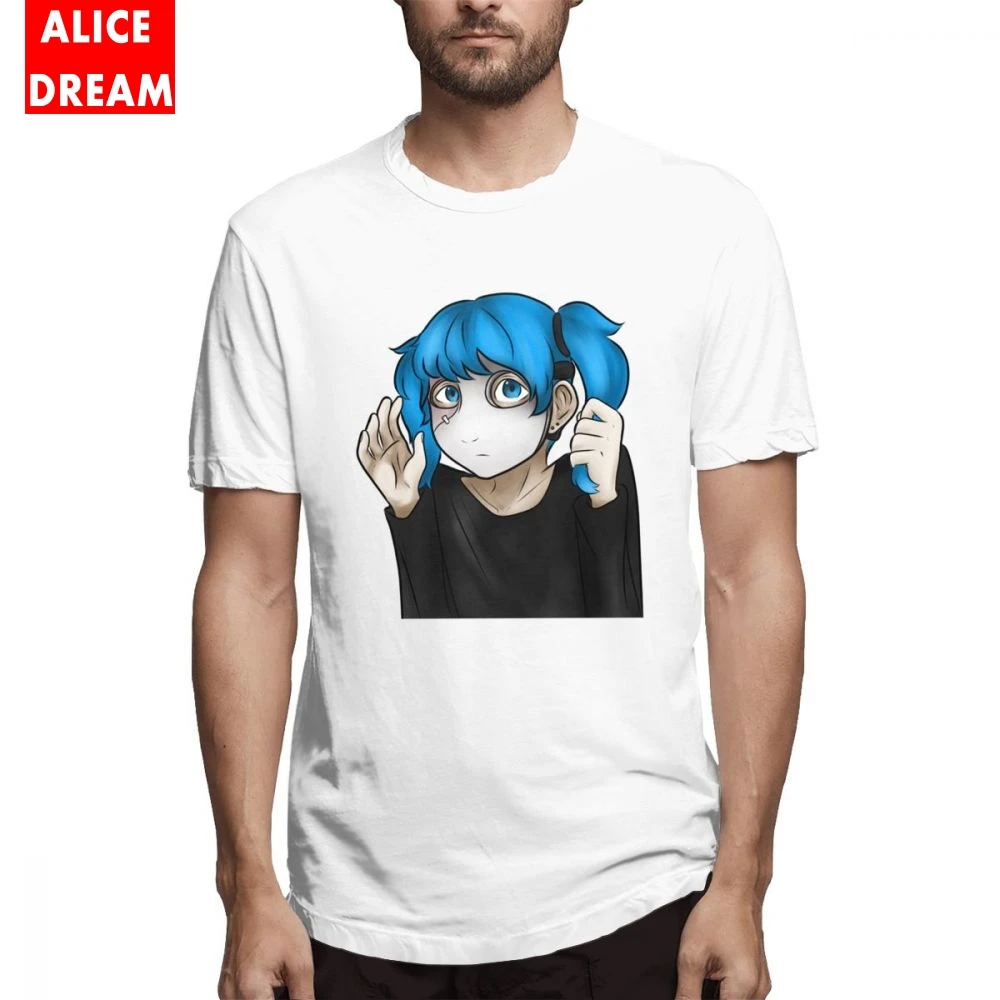 Sally Face T shrit 100% хлопковая футболка для мужчин Модная Camiseta круглый воротник S 6XL Homme
