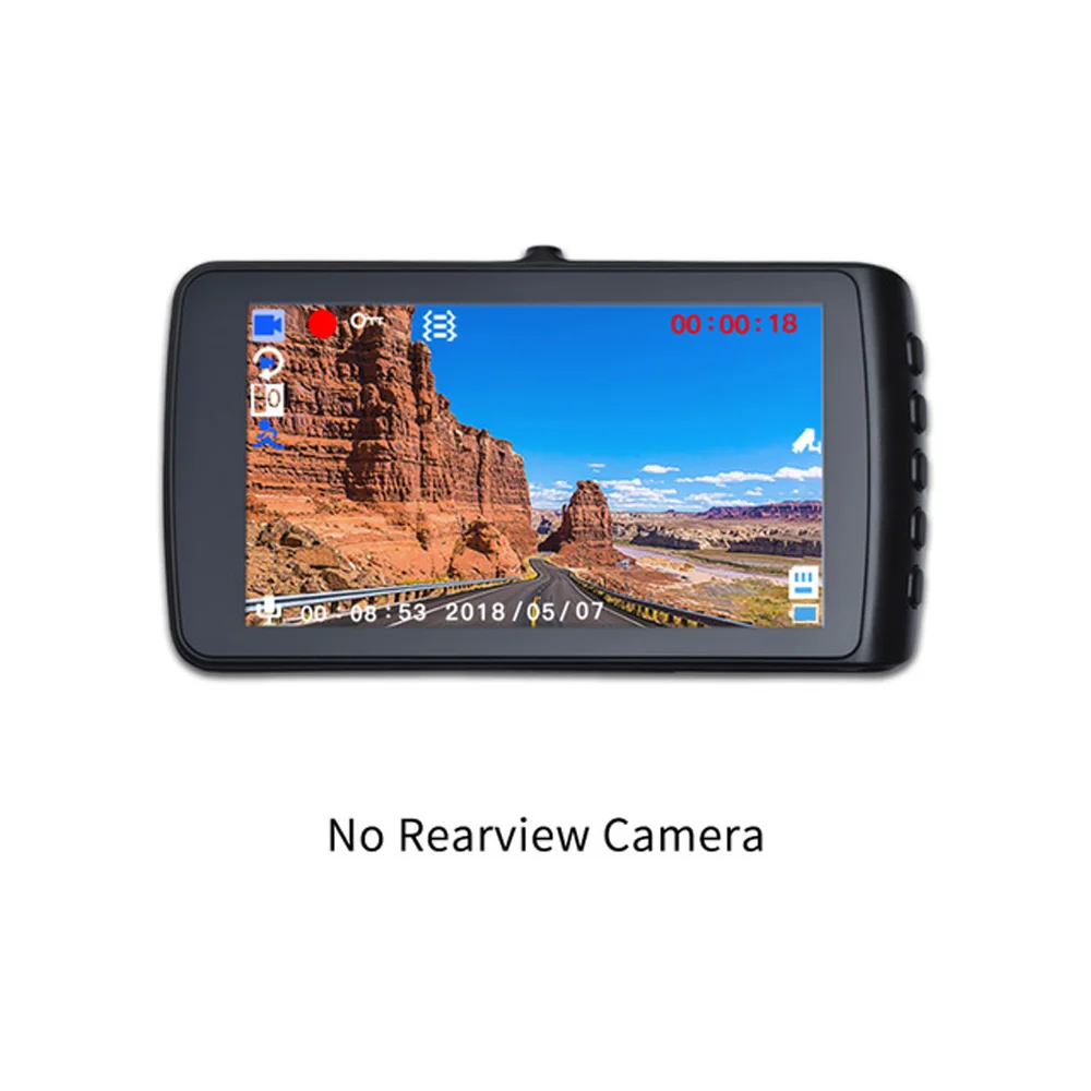 No Rearview Camera Deelife Dash Cam Видеорегистраторы для автомобилей Камера Full HD 1080 P-драйв видео Регистраторы регистратора Авто приборной панели 1296P двойная камера приборной панели черный видеорегистраторы коробка - Название цвета: No Rearview Camera