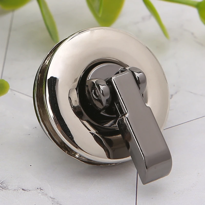 THINKTHENDO металлическая круглая форма застежка поворотный замок для DIY сумки Сумка кошелек Аппаратные средства