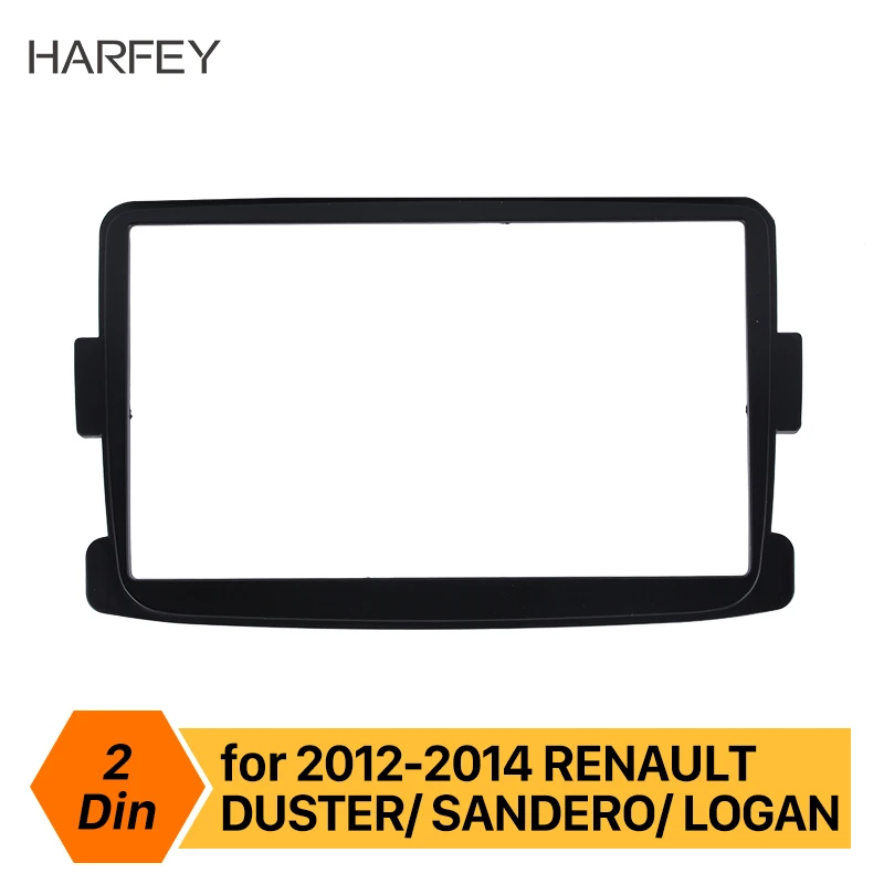 Harfey 2 Din Автомобильный Радио фасции отделка комплект DVD плеер для 2012 2013-2014 RENAULT DUSTER